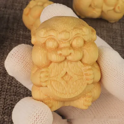 Cash-free Solid Bamboo Carving Ornaments