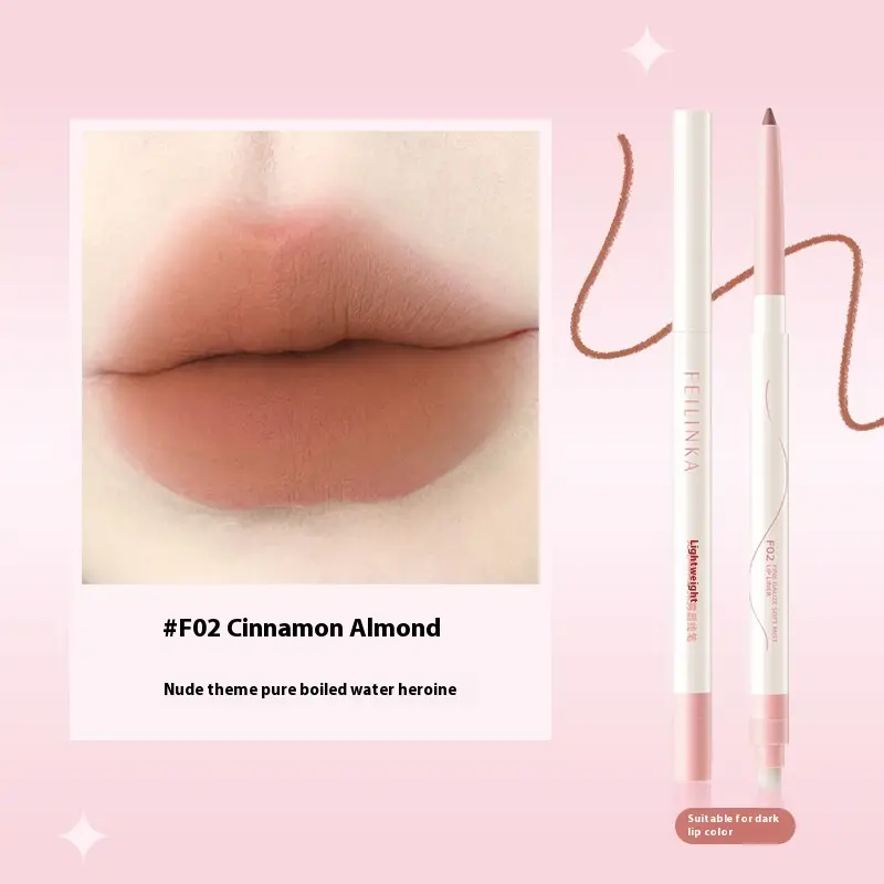 Waterproof Long Lasting And Does Not Fade Light Yarn Soft Fog Lip Liner