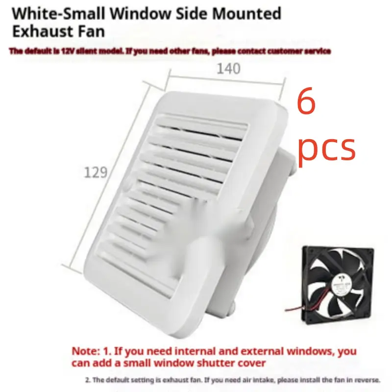 Refrigerator Ventilating Fan Cooling Vent Louver