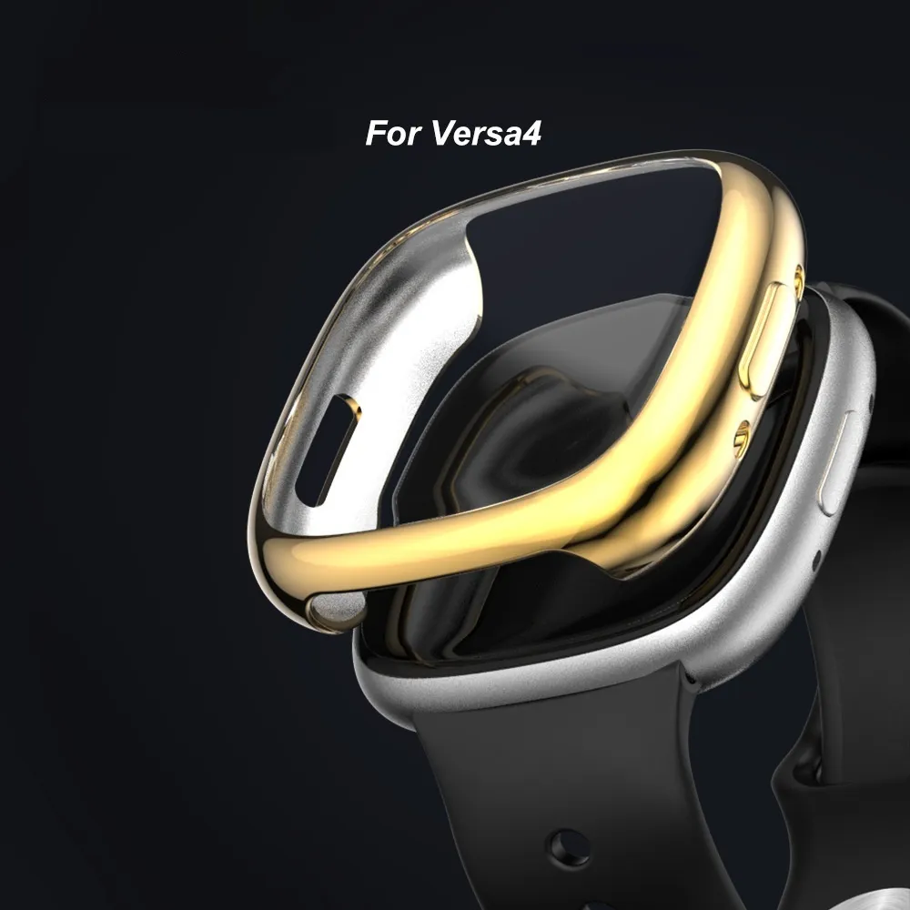 Fashion Straight Edge All-inclusive Electroplating Watch Case