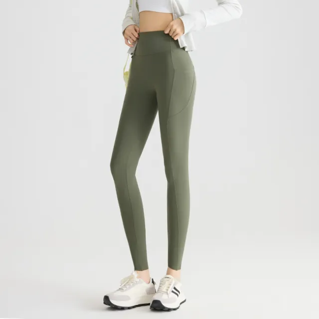 Cool Feeling Quick drying Ultra high Waist Abdomen Pants Army Green - Shop at LoveMi