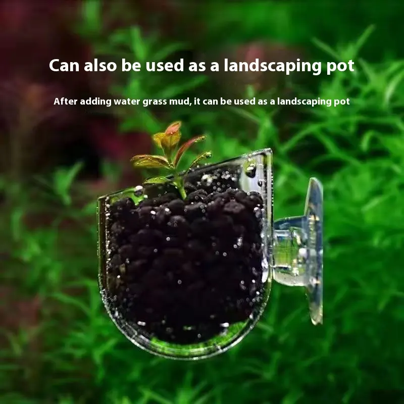 High Transparent Feeding Landscape Cup