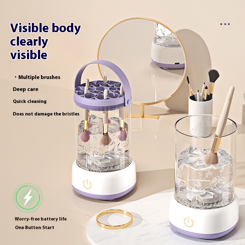 Automatic Cleaning Electric Quick-drying Brush Cleanser Of Makeup Brush