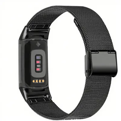 Alloy Strap With Card Buckle Fine Mesh Watch Strap