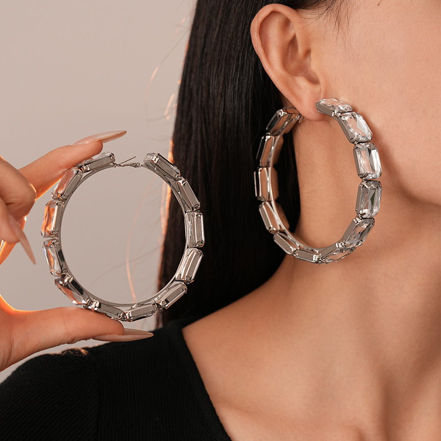 Geometry Pattern Western Style Earrings