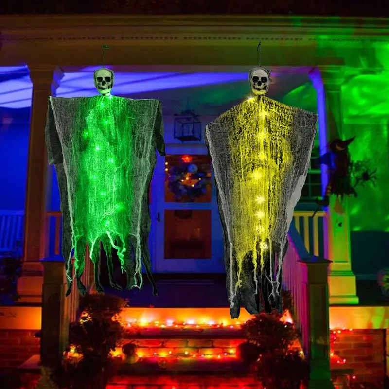 Halloween Decorations Horror Hanging Ghost Skull Skeleton Prop Perfect For Home Outdoor Yard Party Supplies Festival Decorations – image 4