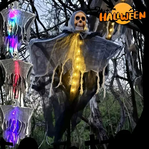 Halloween Decorations Horror Hanging Ghost Skull Skeleton Prop Perfect