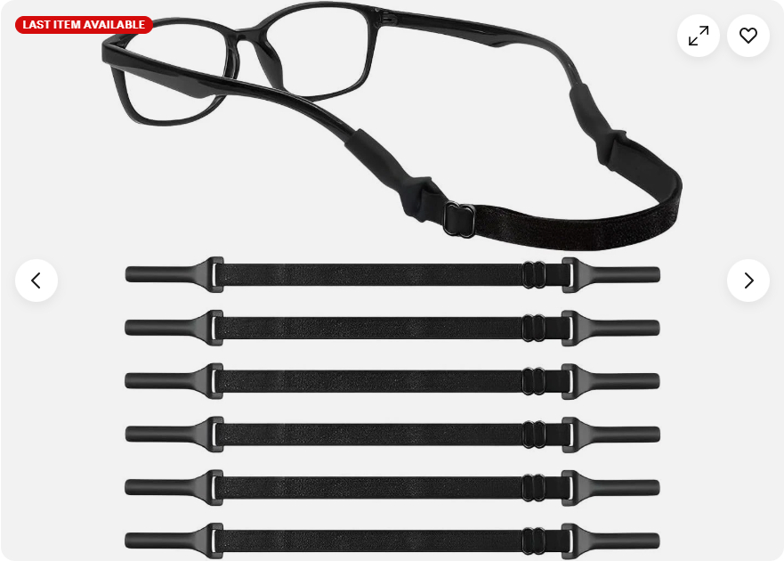 Adjustable Glasses Cord Fixed Strap Earpiece Anti-off Anti-skid Rope