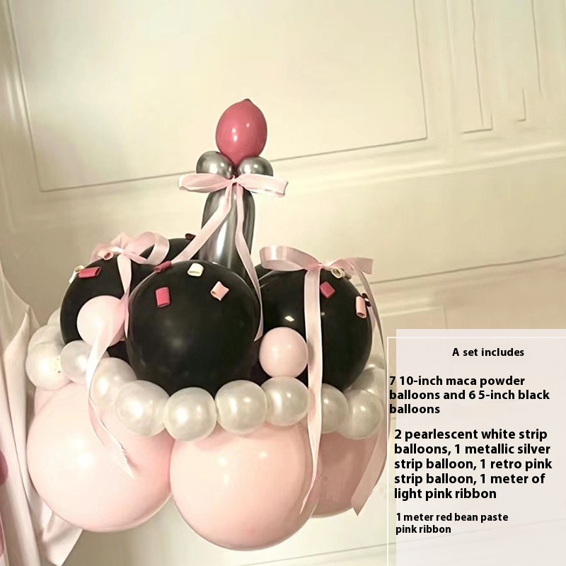 Finished Balloon Bouquet Cake Diy Handmade Material Package