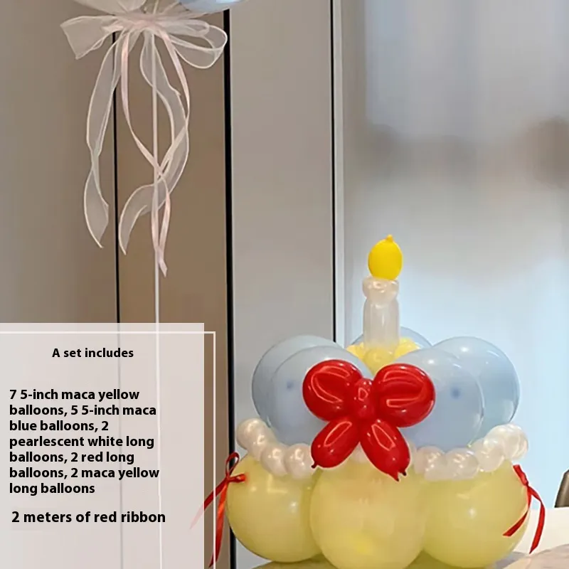 Finished Balloon Bouquet Cake Diy Handmade Material Package - Set1