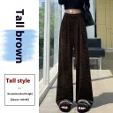 Coffee Leopard Print Long