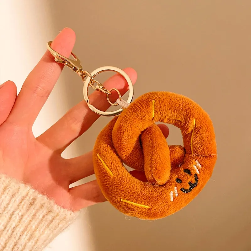Creative Cute Hamburger Bread Keychain Plush Doll And Bag Pendant - Style 14