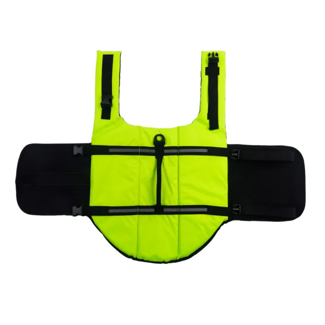 Pet swimwear cute dog life jacket dog swimwear big middle dog safety coat Green - Shop at LoveMi