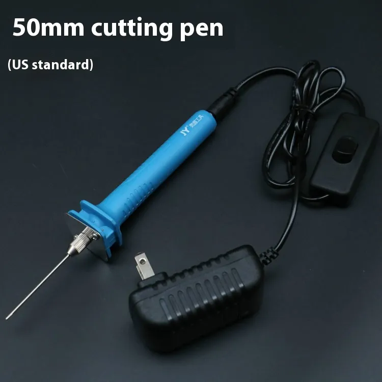 Foam Polystyrene Board Hole Digging Endotherm Knife - Blue