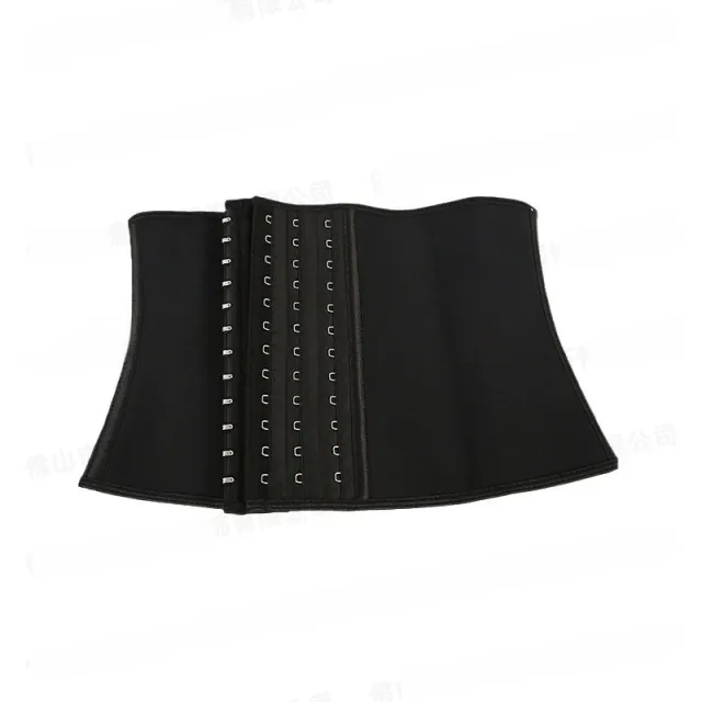 Breathable Rubber Corset Belly Contracting Belt Women Black - Shop at LoveMi
