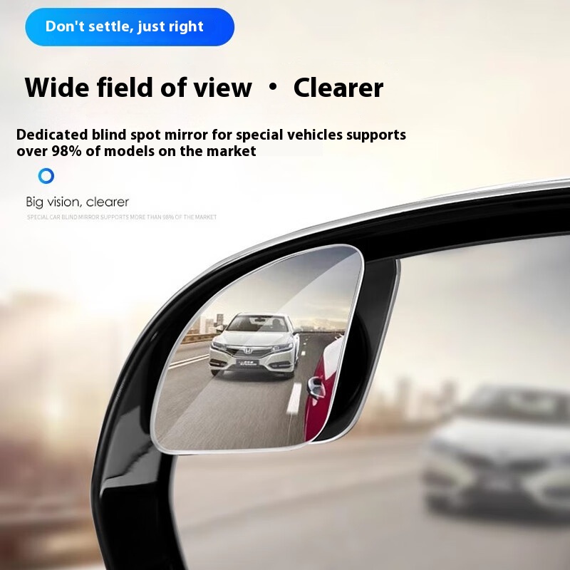 Special Car Rearview Mirror Small Round Mirror Frameless Rearview Mirror