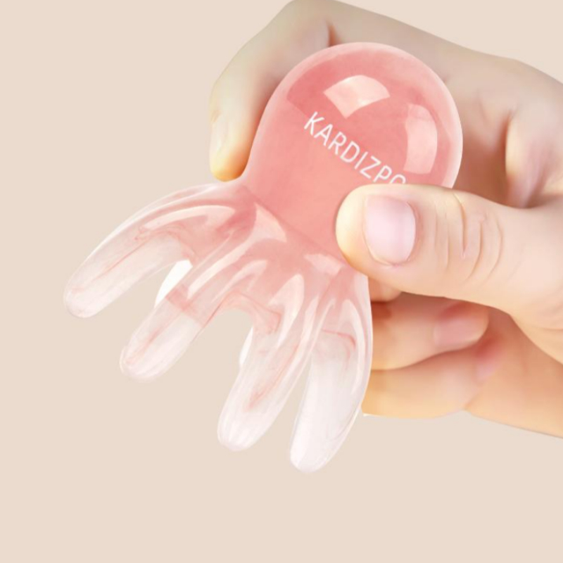Periocular Meridian Small Octopus Massage Comb Massage Tool