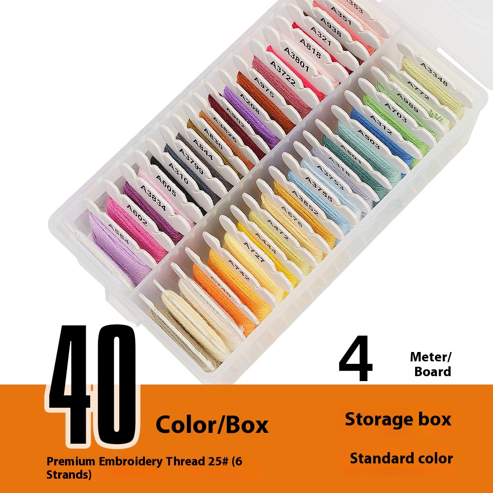 Handmade Polyester Cotton Crossthread Embroidery Wiring