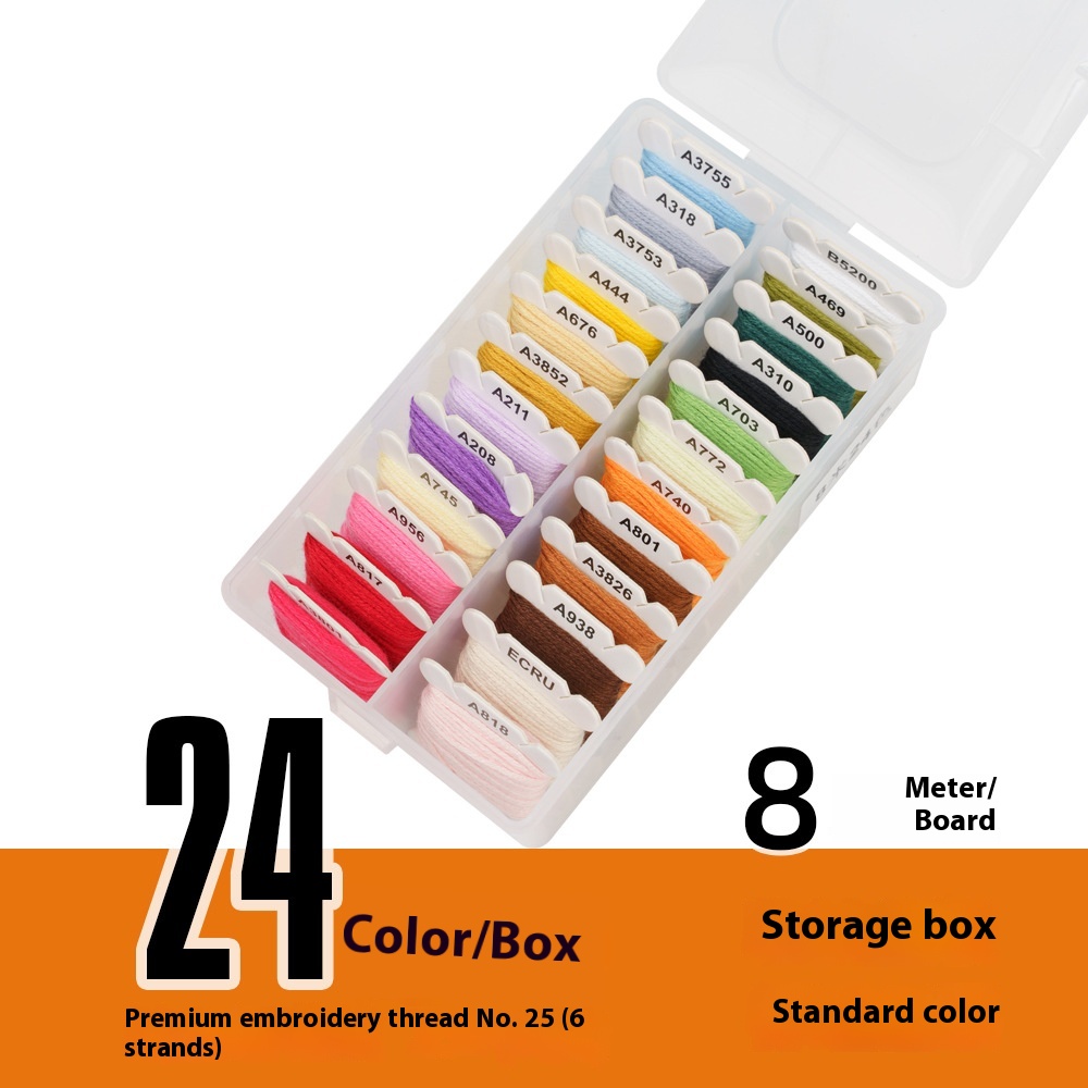 Handmade Polyester Cotton Crossthread Embroidery Wiring