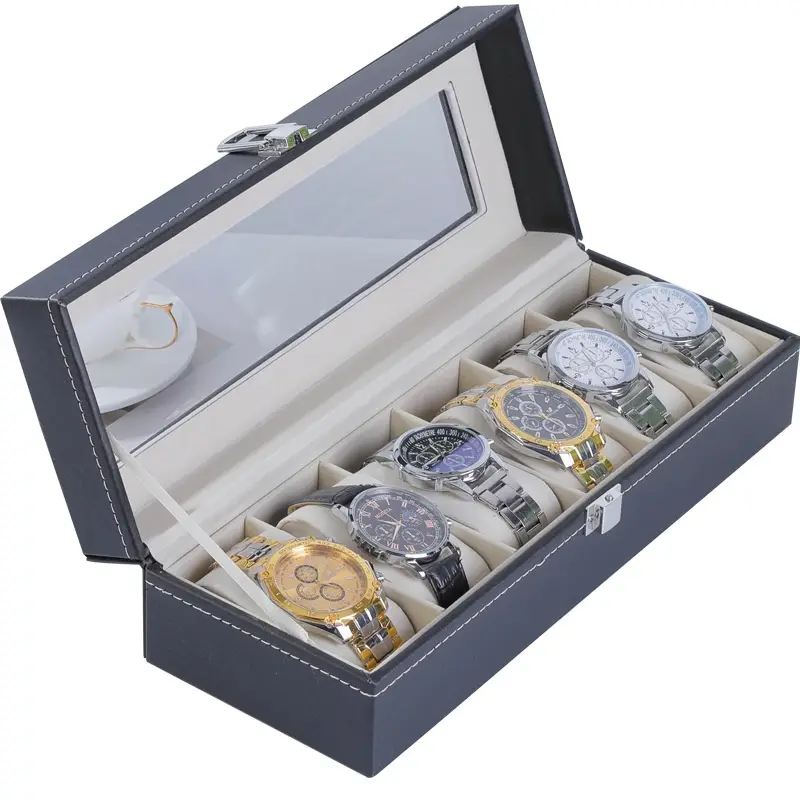 High-grade Leather Multifunctional Watch Storage Box