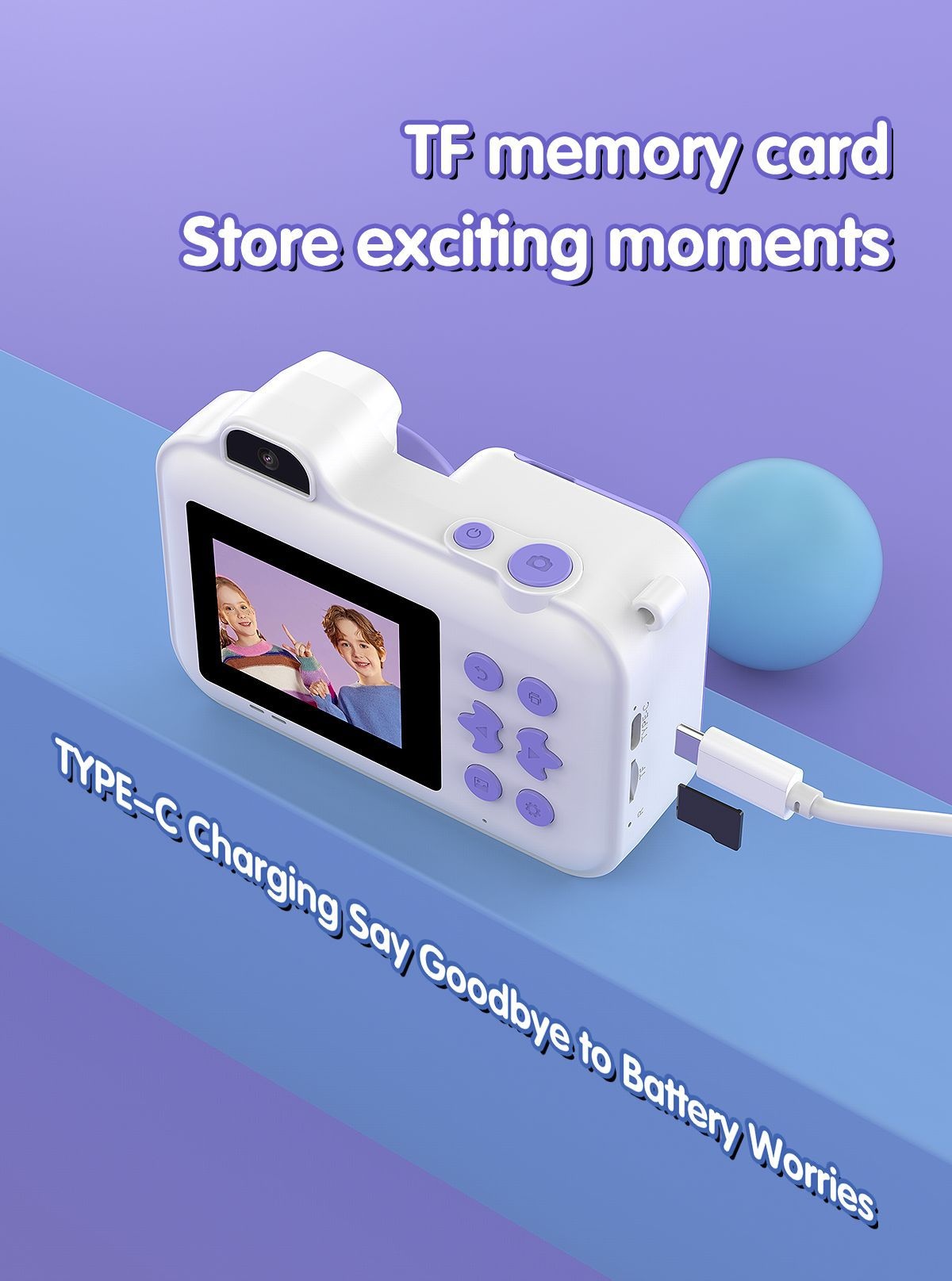 Children's Intelligent Camera accessories view