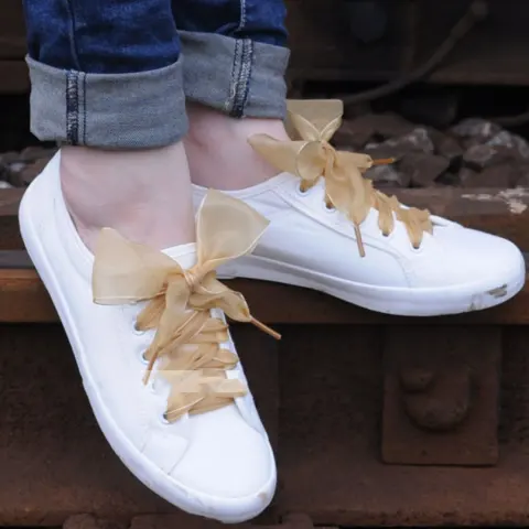 Creative Versatile Solid Color Transparent Lace Shoelaces