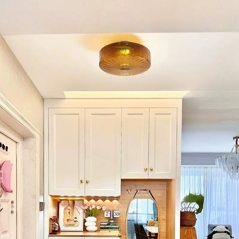 Mid-ancient French Style Water Pattern Round Ceiling