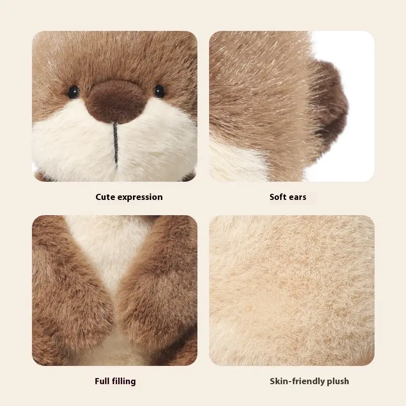 Cute Little Sea Otter Plush Toy Super Soft Little Otter Doll