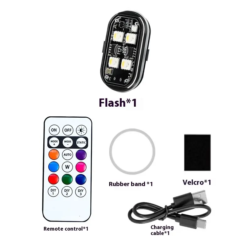 Motorcycle Light Remote Control Type Wireless Warning