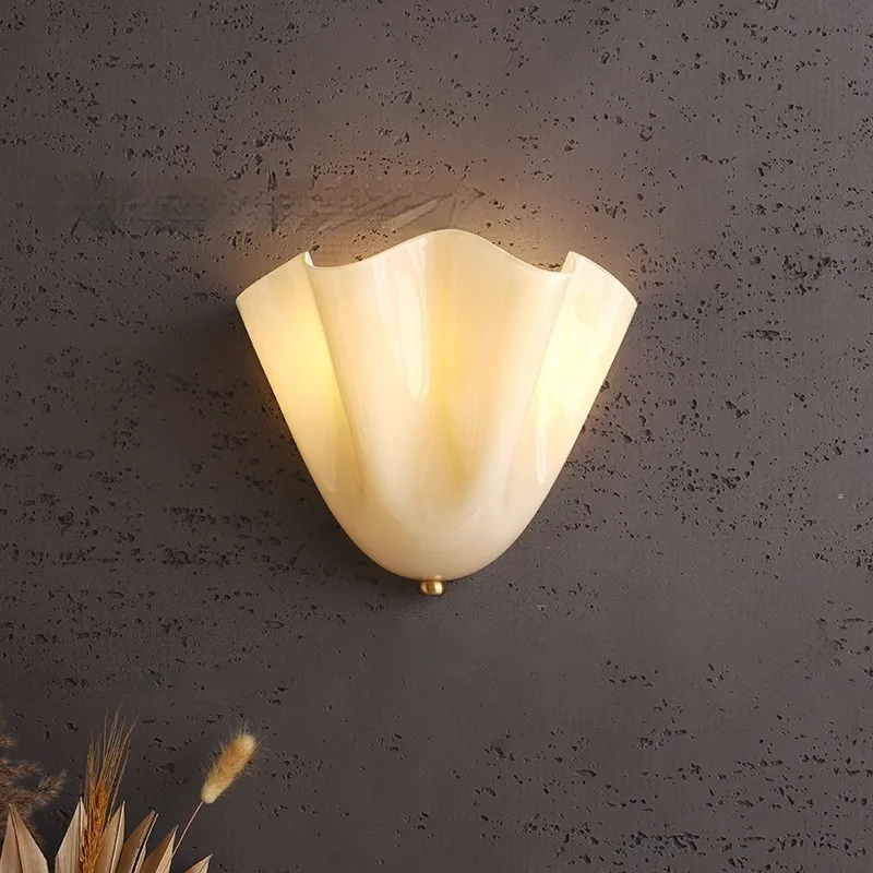 American Retro Color Berry Glass Lamp French