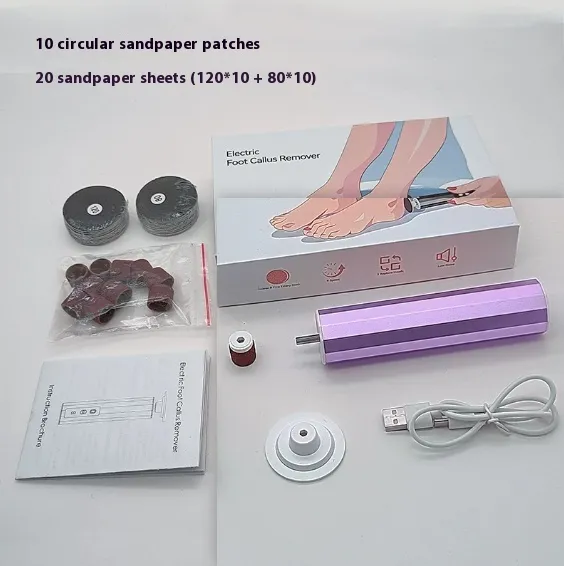 Household Strong Exfoliating Calluses Sole Nail Trimmer Manicure Equipment - Purple Standard