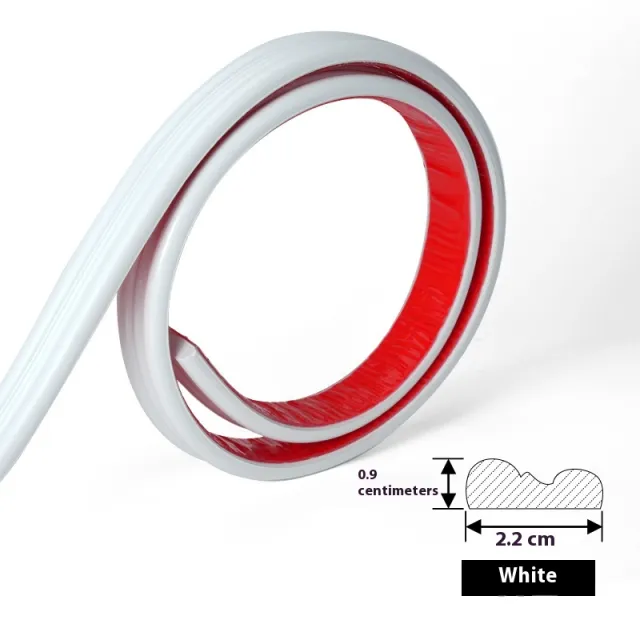 Flexible Background Wall Shaping Frame With Edge Banding White - Shop at LoveMi