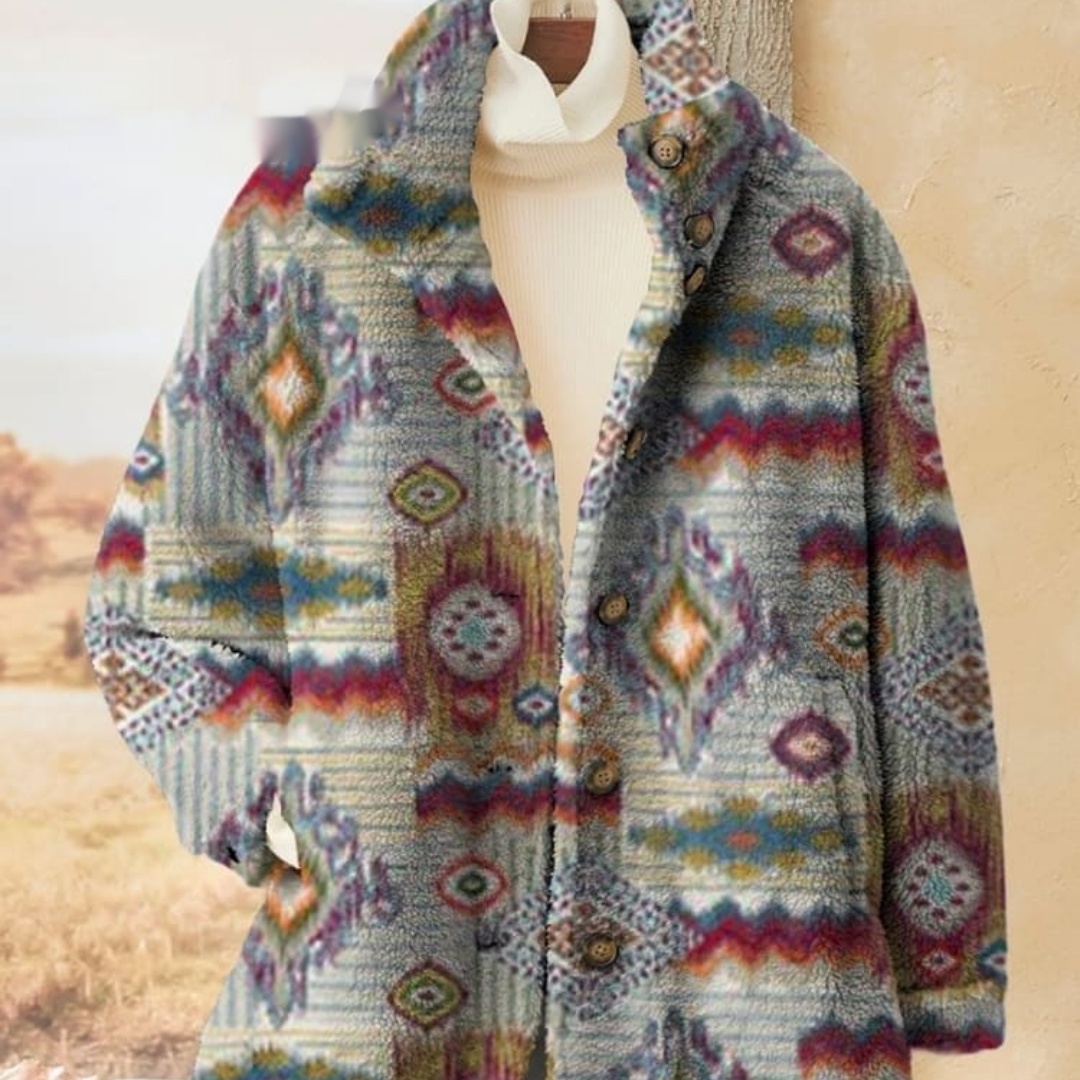 Cardigan Button Flannel Coat Winter