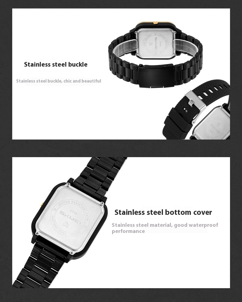 Skmei 2316 Digital Sports Unisex Watch (looks like smart watch)