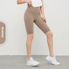 Tight High Waist Hip Lifting Fitness Yoga Shorts - Debris Flow-M - View 1