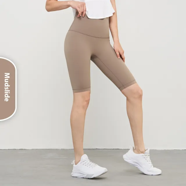 Tight High Waist Hip Lifting Fitness Yoga Shorts Debris Flow M - Shop at LoveMi