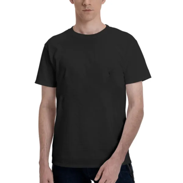Men's Basic Short Sleeve T-Shirt - Black