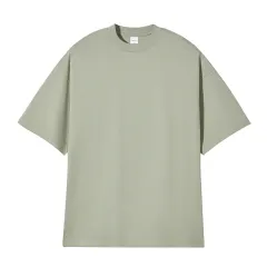 Men's Basic Short Sleeve T-Shirt - Green - View 1