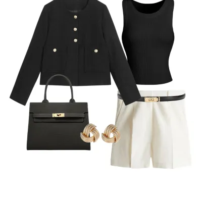 Solid Color Texture Casual Classic Style Jacket Women - Set 1