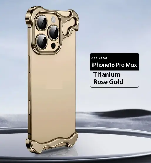 Special-shaped Metal Corner Pad Phone Case