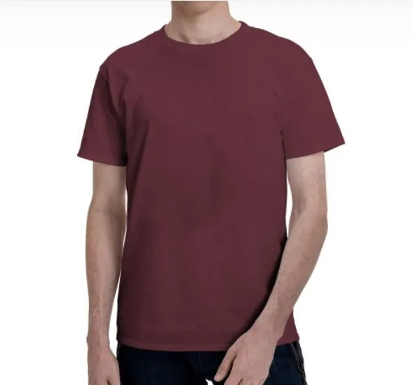 Men's Basic Short Sleeve T-Shirt - Maroon