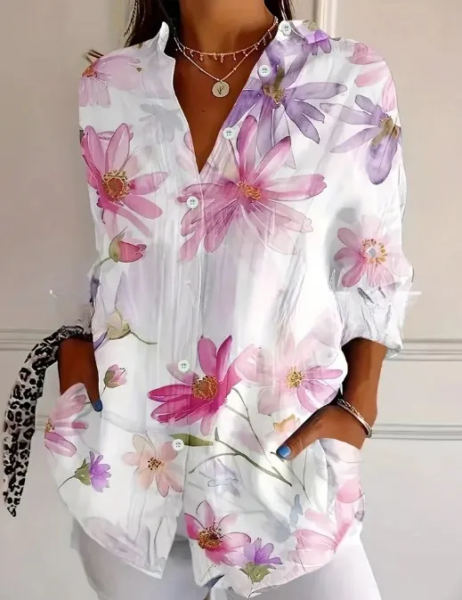 Trendy Long sleeve Printed Pattern Printed 3D Shirt Cxcs112 2Xl - Shop at LoveMi