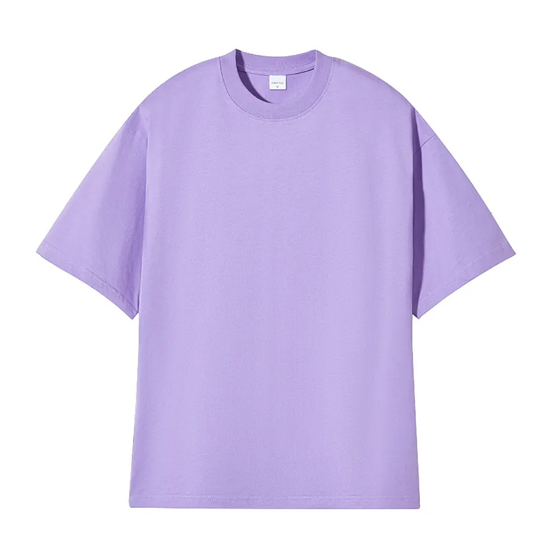 Men's Basic Short Sleeve T-Shirt - Taro Purple