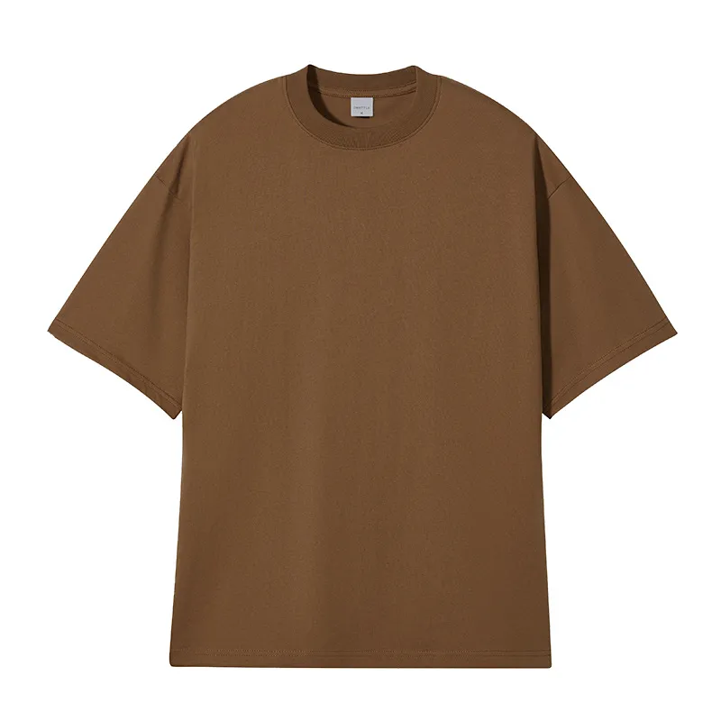 Men's Basic Short Sleeve T-Shirt - Brown