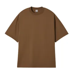 Men's Basic Short Sleeve T-Shirt - Earth Brown - View 1