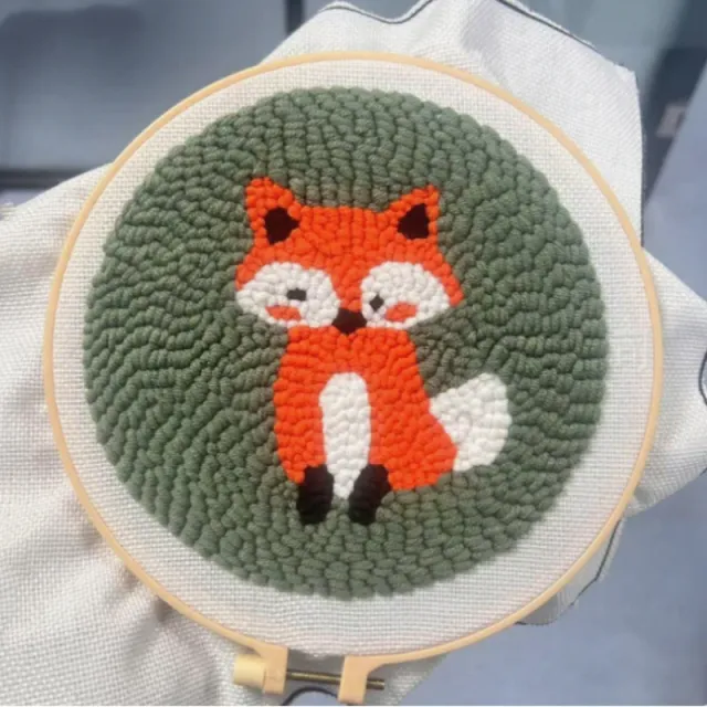 Beginner Cute Cartoon Embroidery Craft Suit Fox - Shop at LoveMi