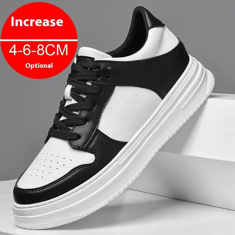 Summer Invisible Height Increasing Men's Shoes 8cm
