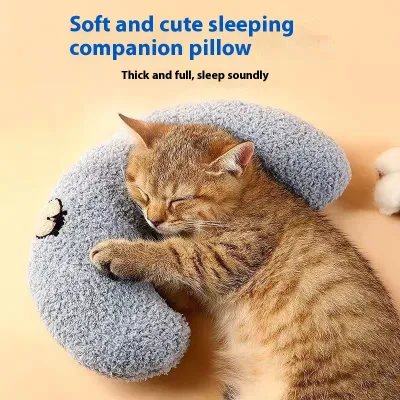 Pet Sleeping Mat Neck Protection U-shaped Pillow