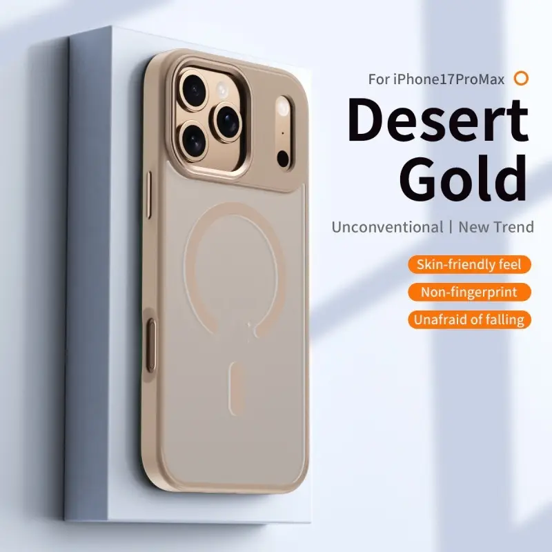Magnetic Shell Suitable For 17propromax Phone Case Transparent