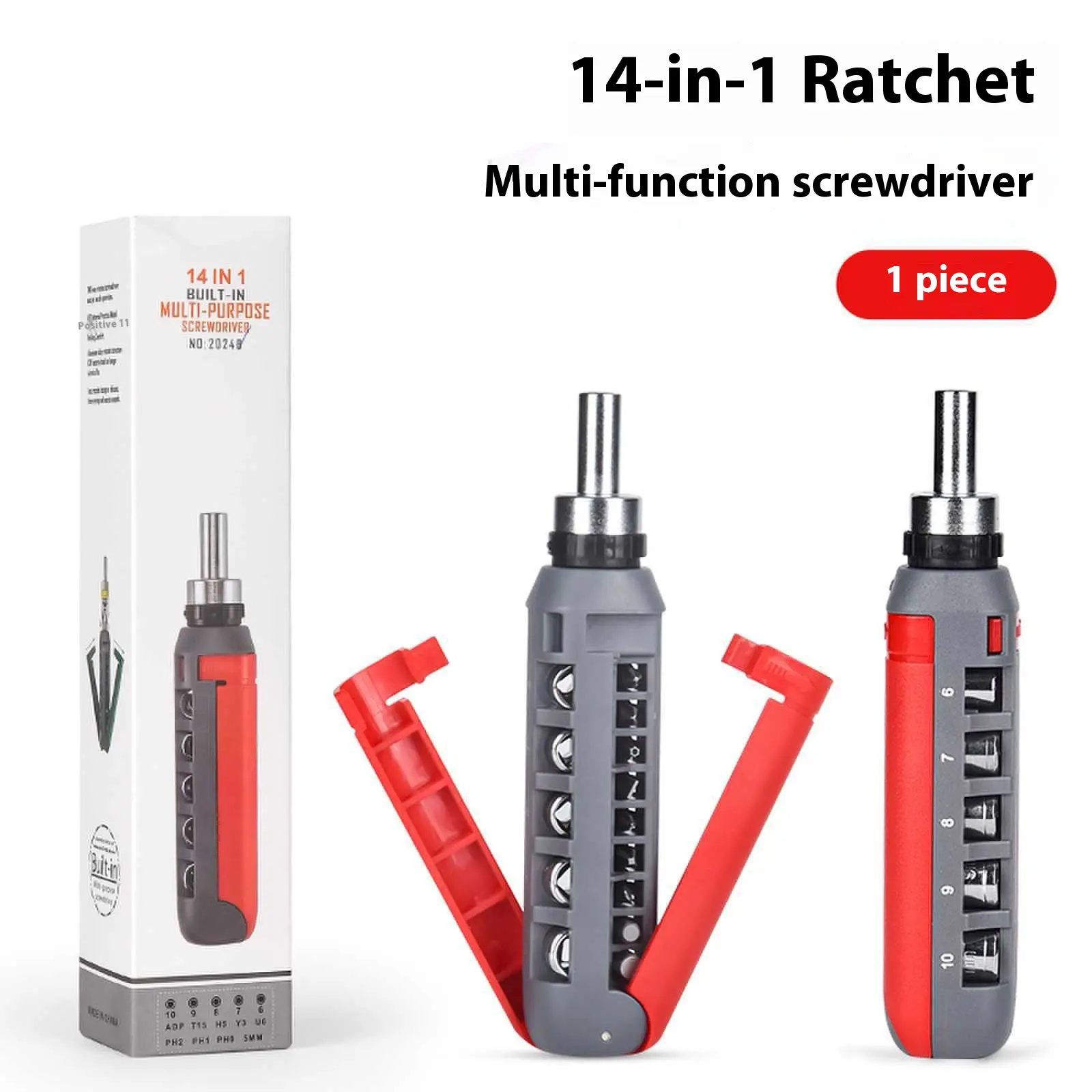 14-in-1 Multi-angle Ratchet Screwdriver Set